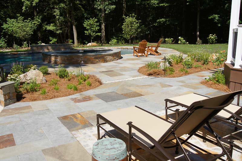 Patio, landscaping and pool deck in Exton PA