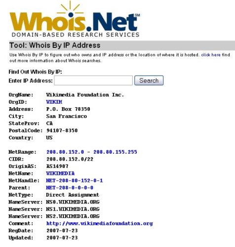 whois mac address lookup