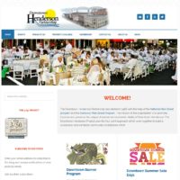 Responsive WordPress Theme for Downtown Henderson